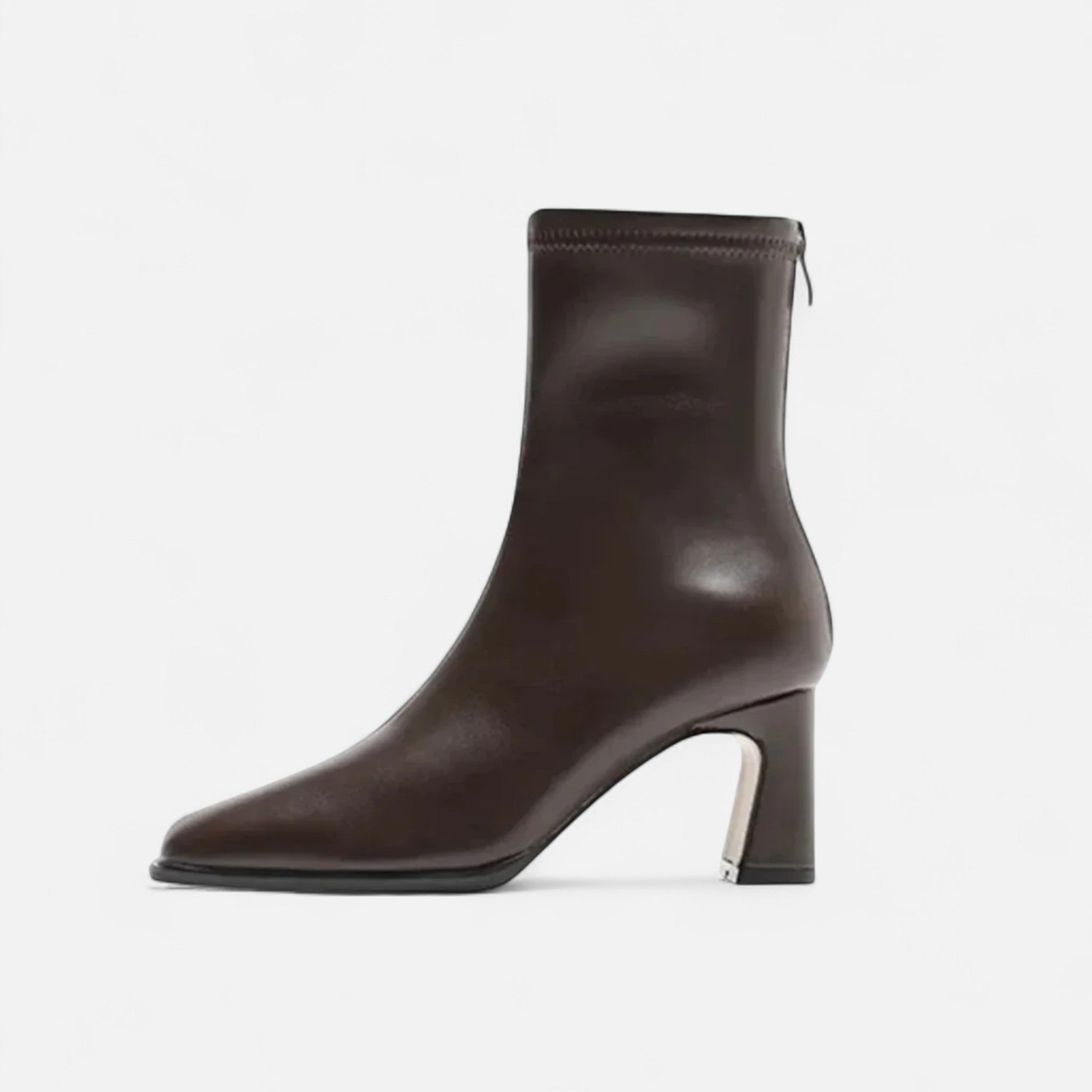 Women's Square-Toe Block Heel Ankle Boots