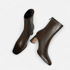 Women's Square-Toe Block Heel Ankle Boots
