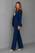 Women's Tailored Blazer & Pants Suit Set
