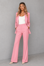 Women's Tailored Blazer & Pants Suit Set