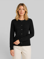 Women's Relaxed-Fit Wool Knit Cardigan