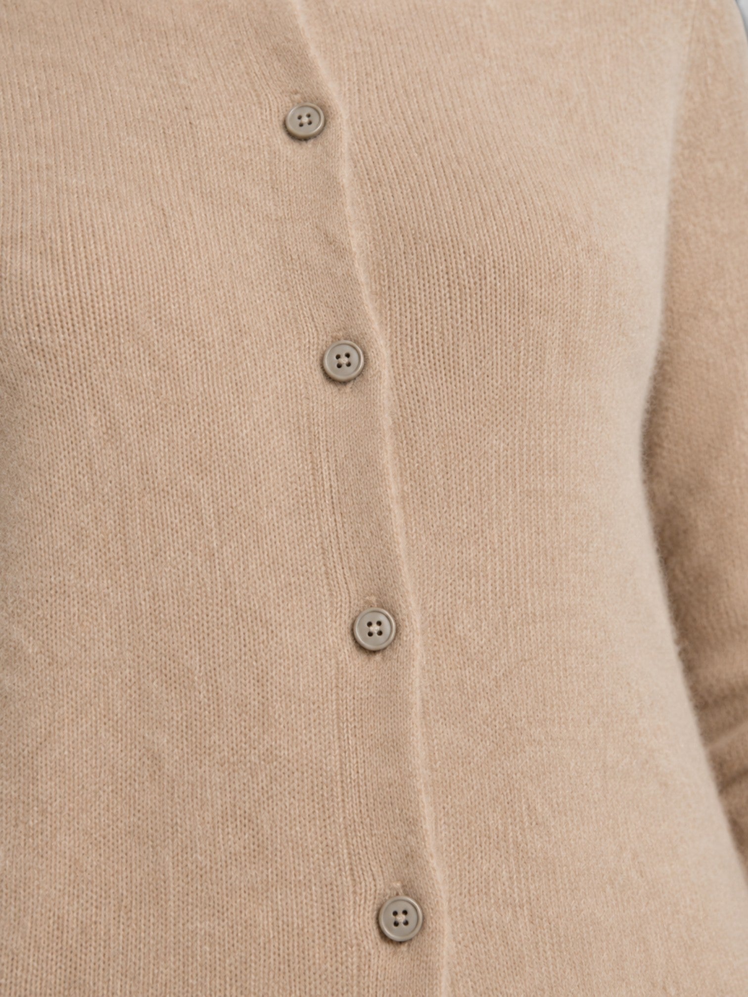 Women's Relaxed-Fit Wool Knit Cardigan