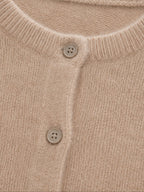 Women's Relaxed-Fit Wool Knit Cardigan