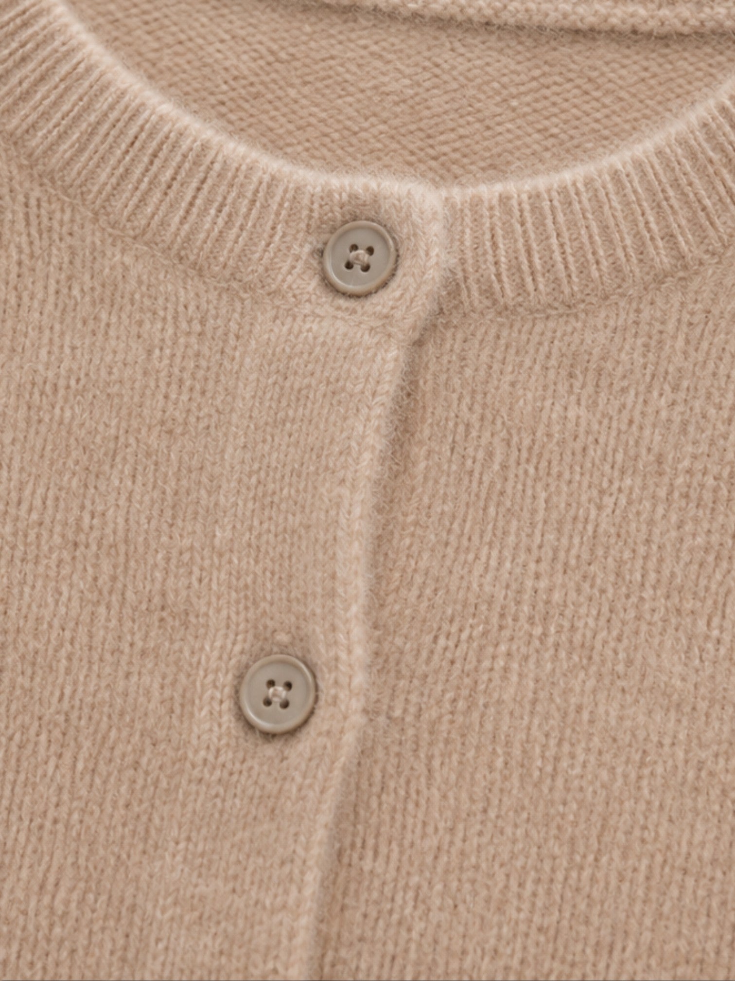 Women's Relaxed-Fit Wool Knit Cardigan
